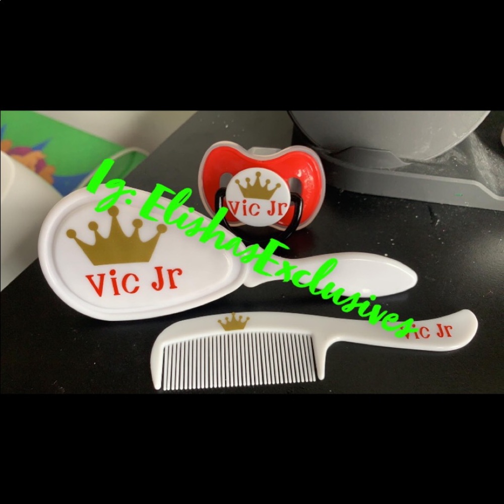 Custom Baby Brush & Comb Set
